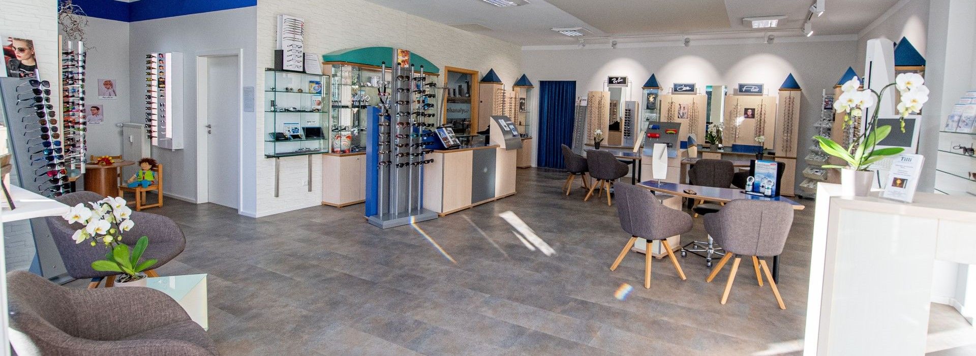 Bild aus dem Laden des Optikers