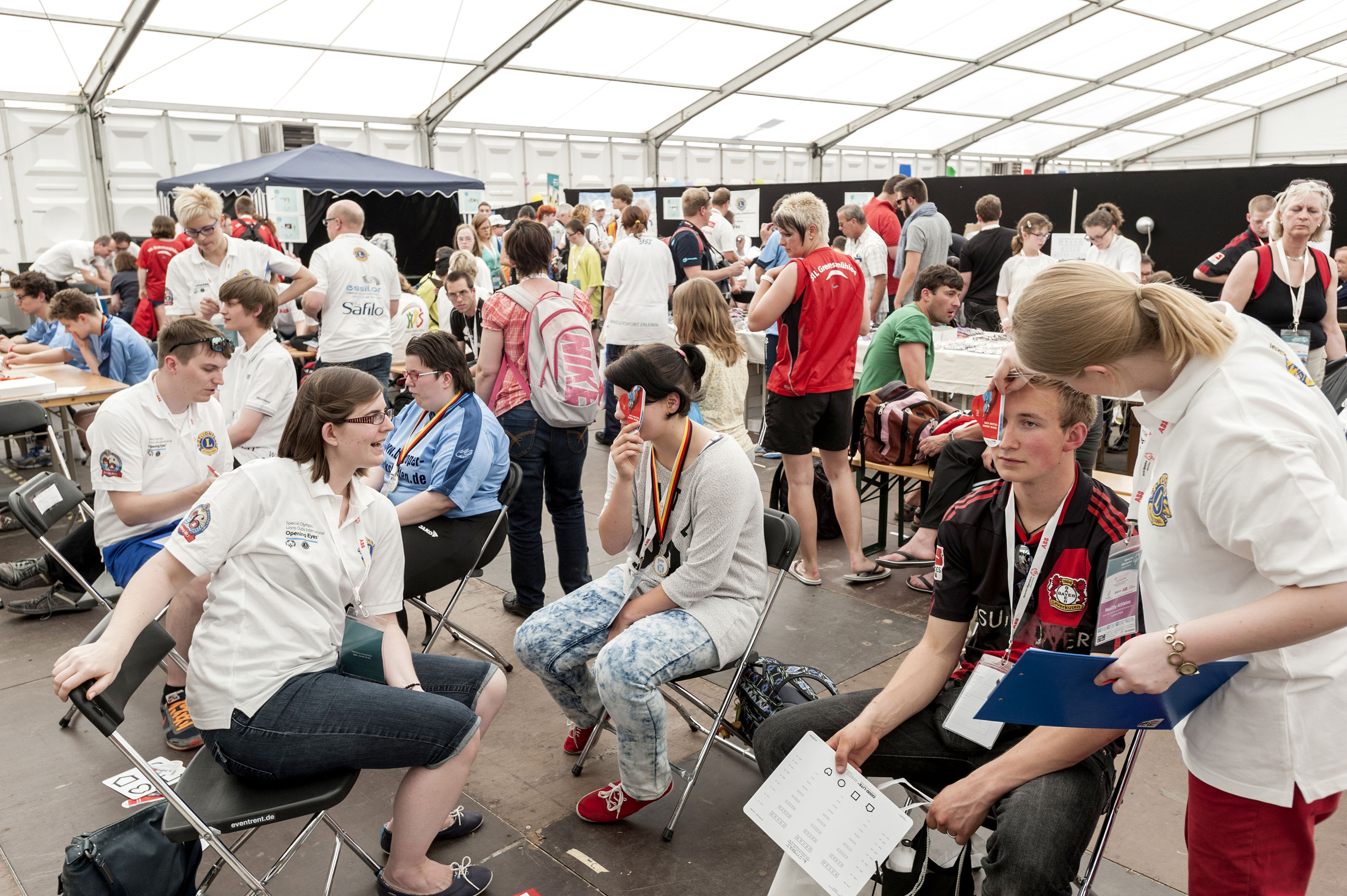 Bild zur Veranstltung der Opening Eyes® bei den Special Olympics in Düsseldorf 2014