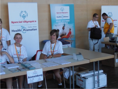 Schnappschuss zu den Special Olympics in Passau 2013