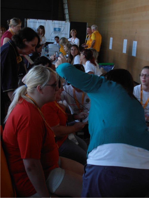 Schnappschuss zu den Special Olympics in Passau 2013