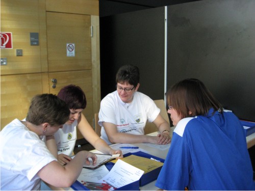 Schnappschuss zu den Special Olympics in Passau 2013