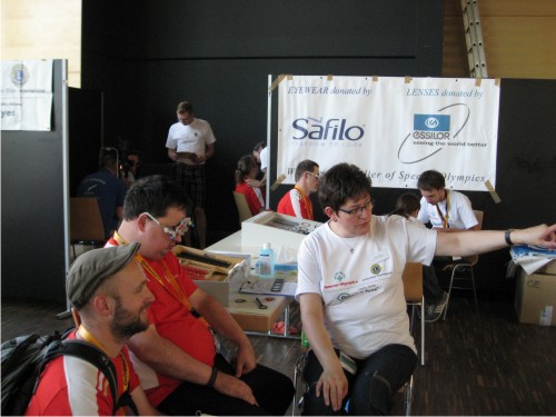 Schnappschuss zu den Special Olympics in Passau 2013